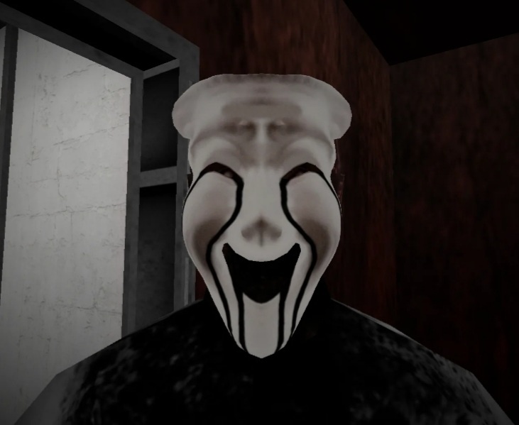 Одетая маска на агенте [ДАННЫЕ УДАЛЕНЫ].