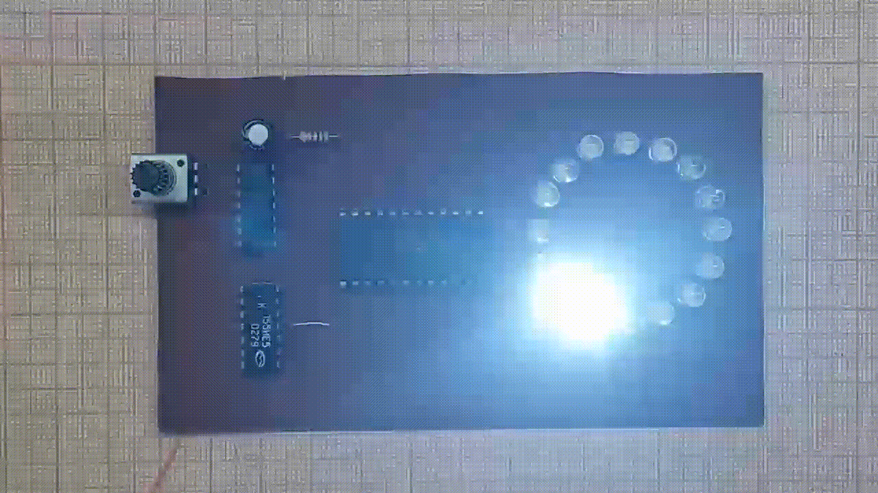 Моя самоделка "бегущие огни"