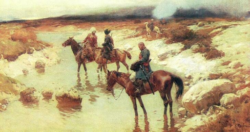 «Горцы». Ф. А. Рубо