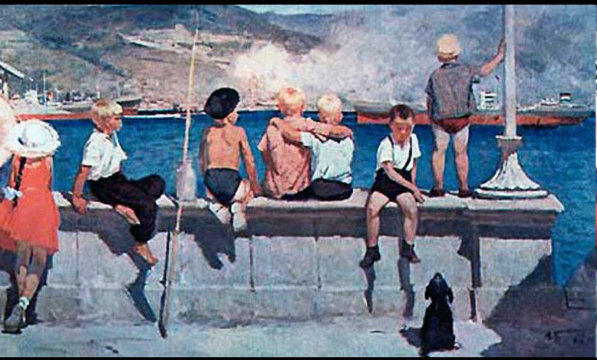 Александр Лактионов. «Летом». 1954