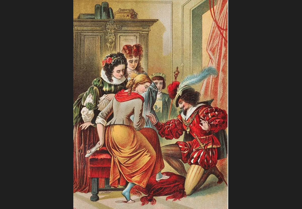 Карл Оффтердингер. Иллюстрация к "Золушке"