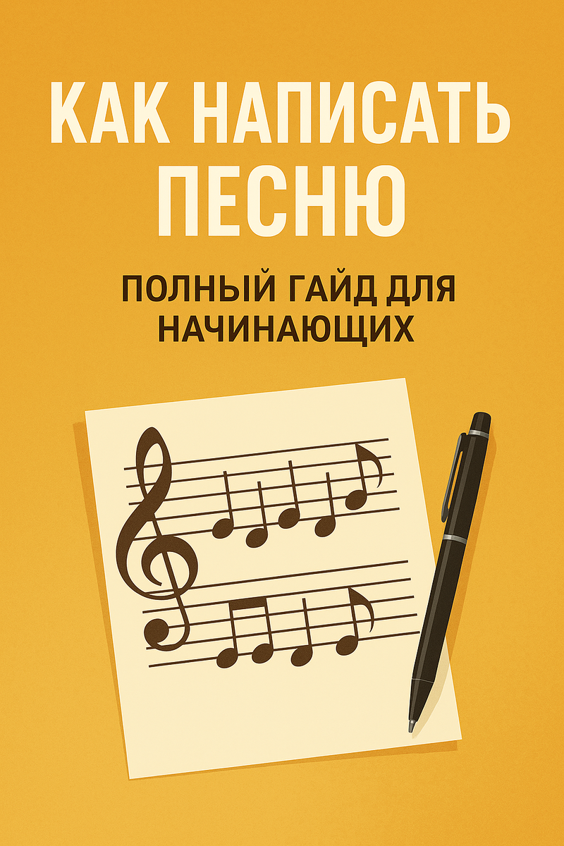 как написать песню 