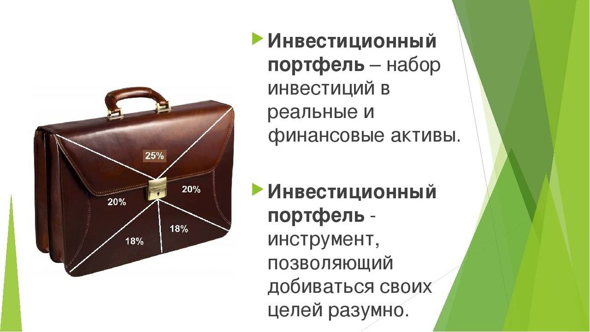 Таблица: примеры стартовых портфелей