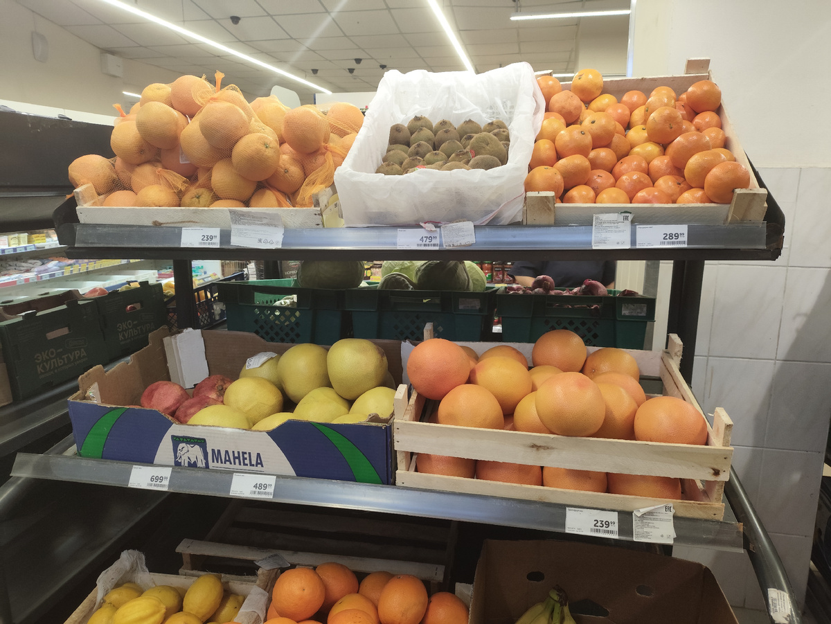 И цитрусовые не отстают...