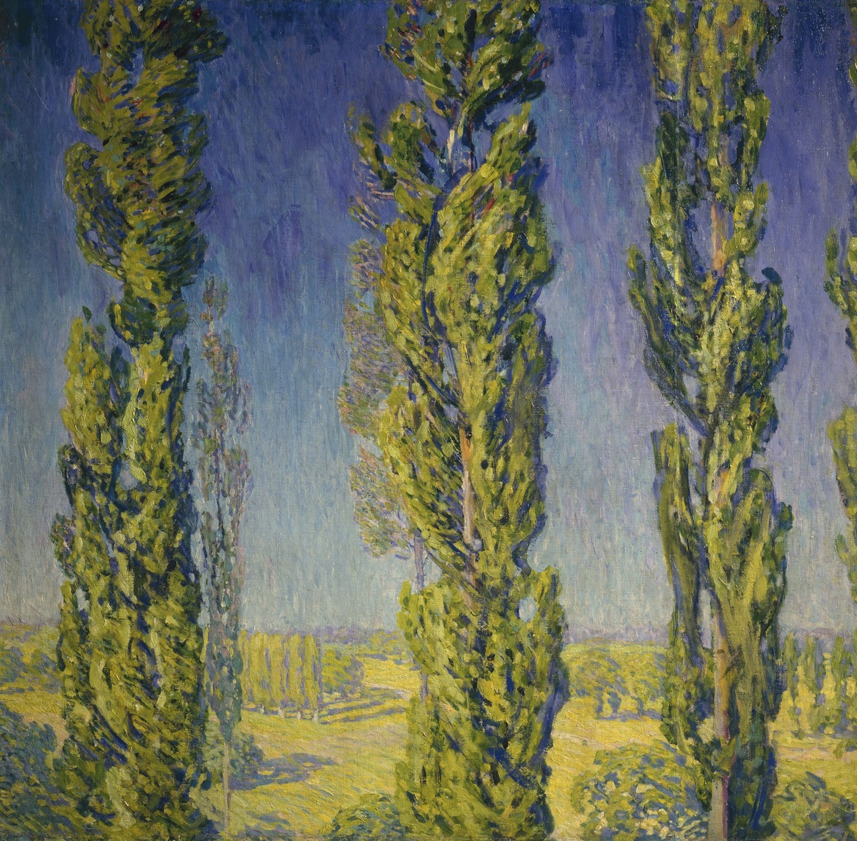 Александр Гауш «Тополя», 1910 год
