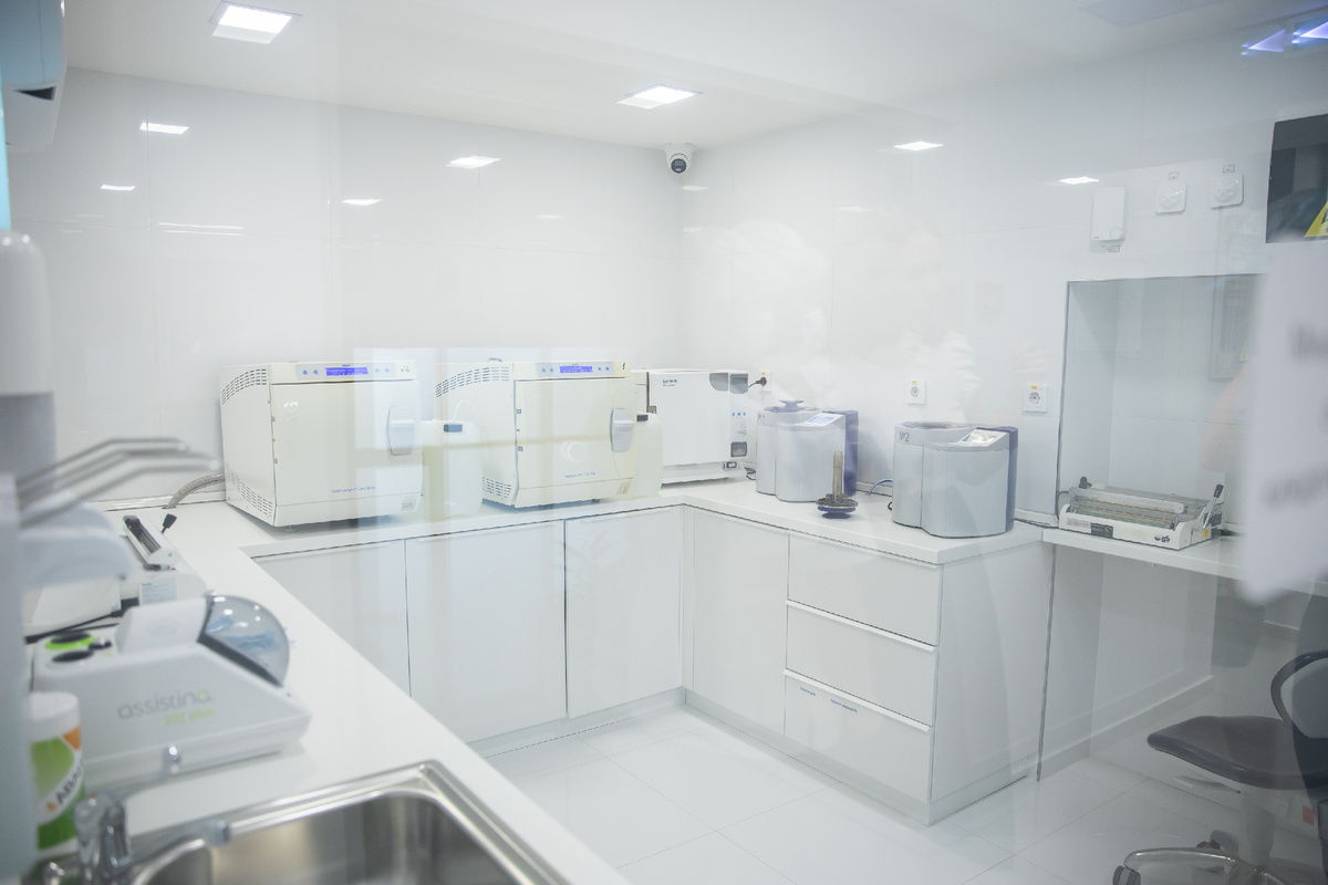 Стерилизационная в одной из наших клиник. 