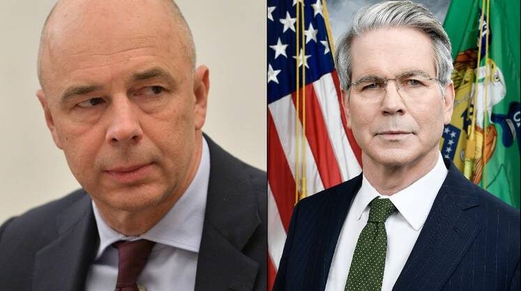    Изображения со свободной лицензией Министры финансов РФ и США Антон Силуанов и Скотт Бессент