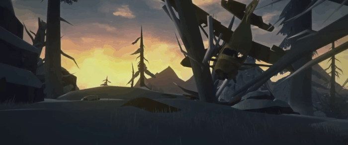 Gif картинка "Отрывок из трейлера игры The Long Dark"