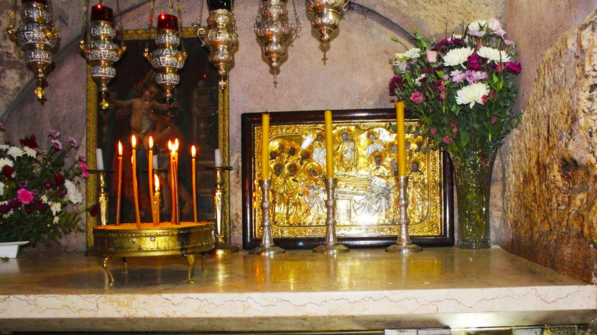 В Храме Успения Пресвятой Богородицы в Иерусалиме