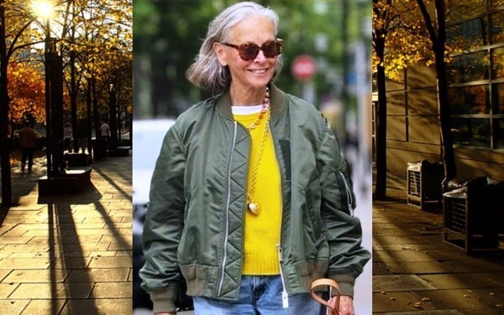 Куртка бомбер для ранней осени