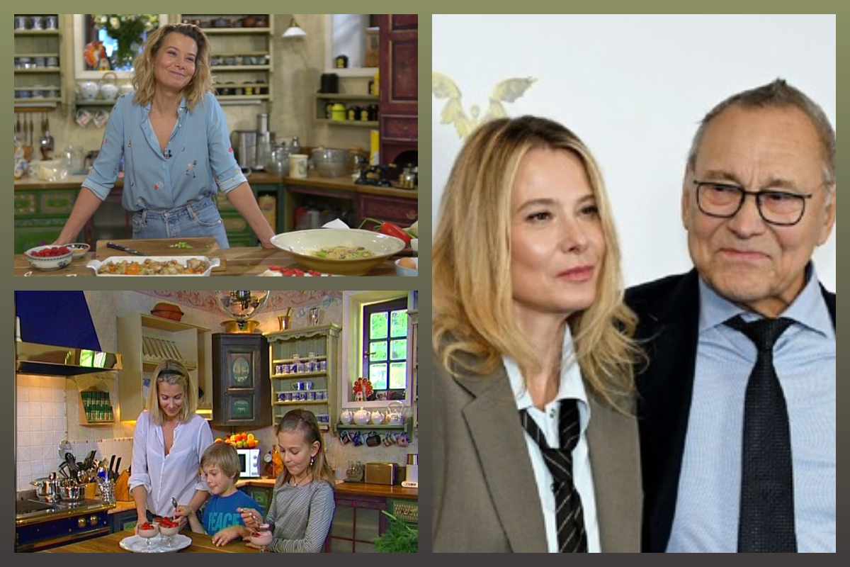 Юлия Высоцкая - кадры из шоу "Едим Дома" на НТВ, фото из открытых источников