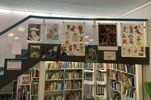    Выставка в Лермонтовской библиотеке Фото: Предоставлено организаторами