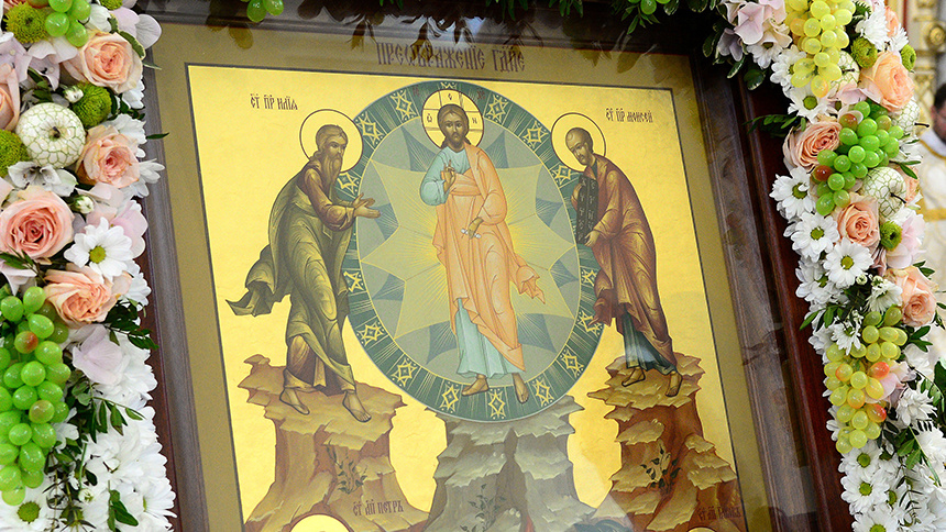 Икона «Преображение Господне».© РИА Новости / Игорь Онучин