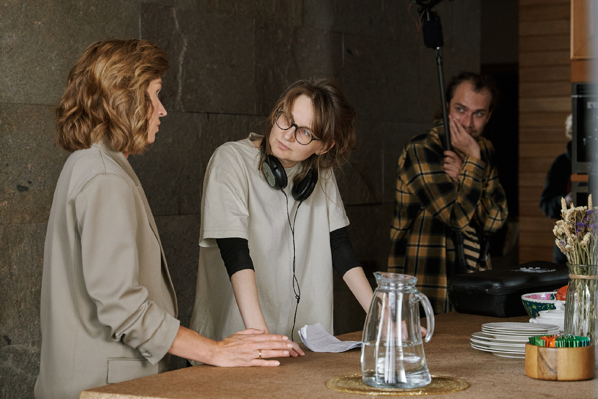 На съемках сериала «Дыши»