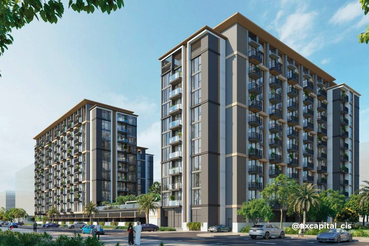 Жилой комплекс из двух 11-этажных зданий