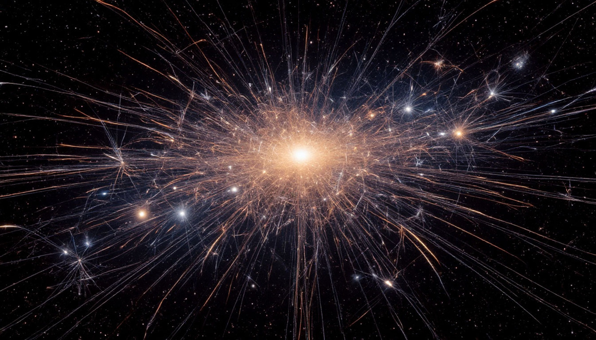 Так может выглядеть галактика бенгальский огонь