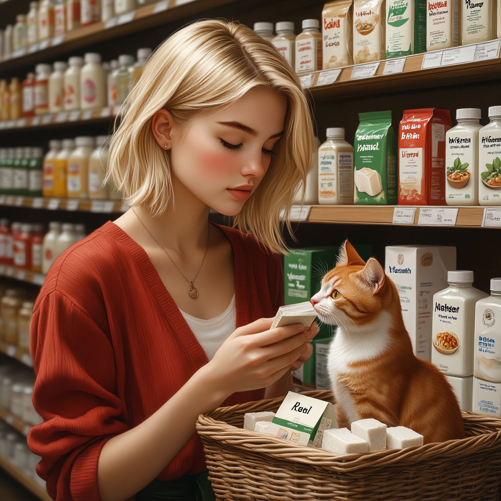 Чтение этикеток.