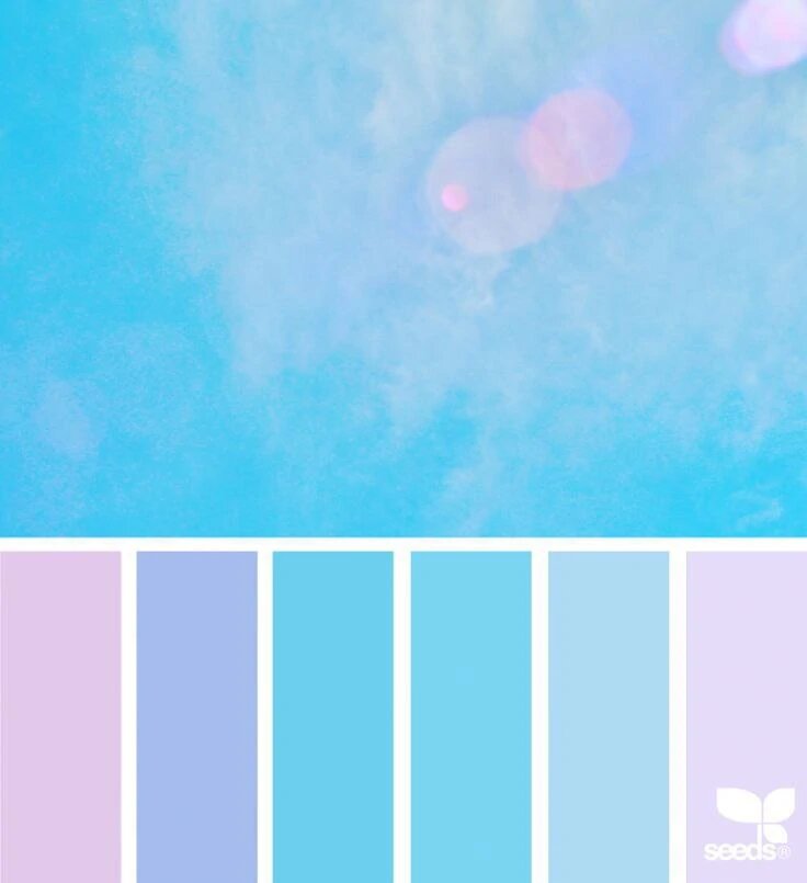 Схема колористики. Цветовой ориентир цветовых градиентов в конечном изделии.