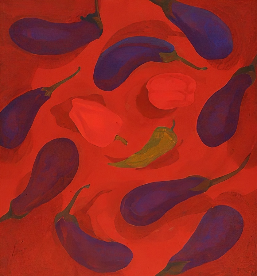 Картон, темпера. Размеры: 67,5х61,5 см. Саратовский государственный художественный музей имени А.Н.Радищева.