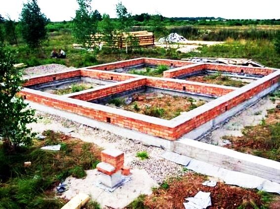 Нагруженный фундамент