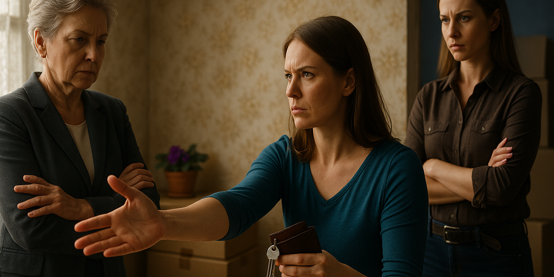 Мы продаём твою унаследованную квартиру, уже вызвали оценщика, поэтому собирай свои вещи и уходи — сказала золовка Кате