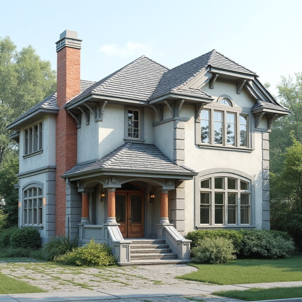 Ремонт фасада меняет облик дома и снижает потери тепла