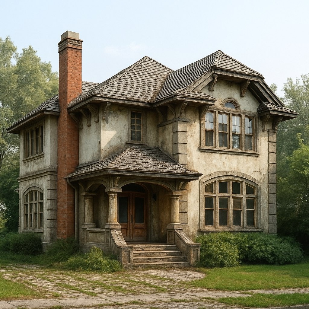 Старый дом можно обновить, чтобы он стал уютным и стильным