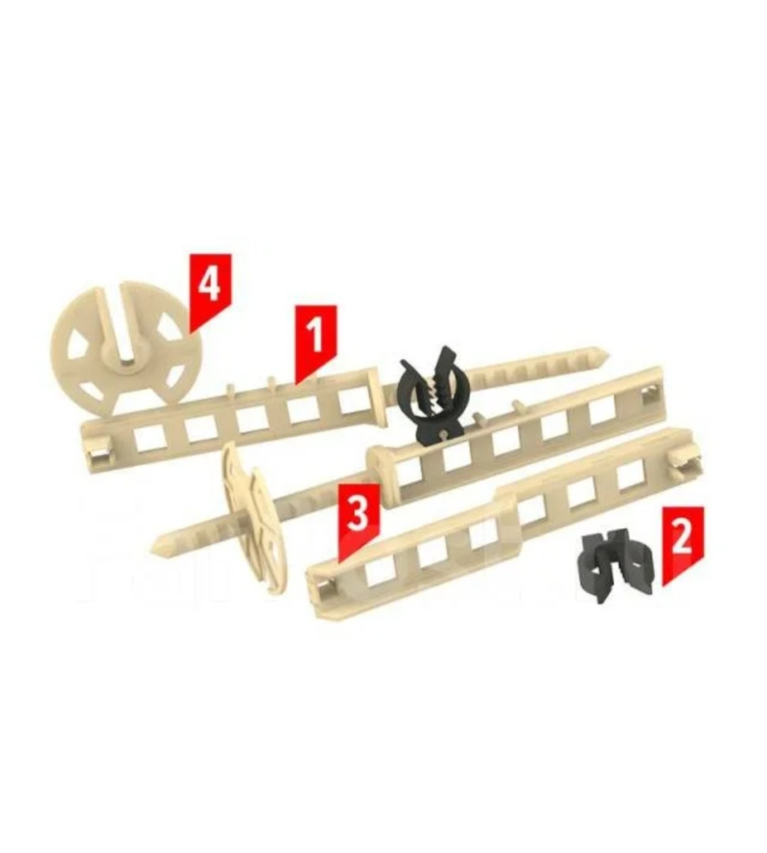 Крепежные элементы листов ЭППС