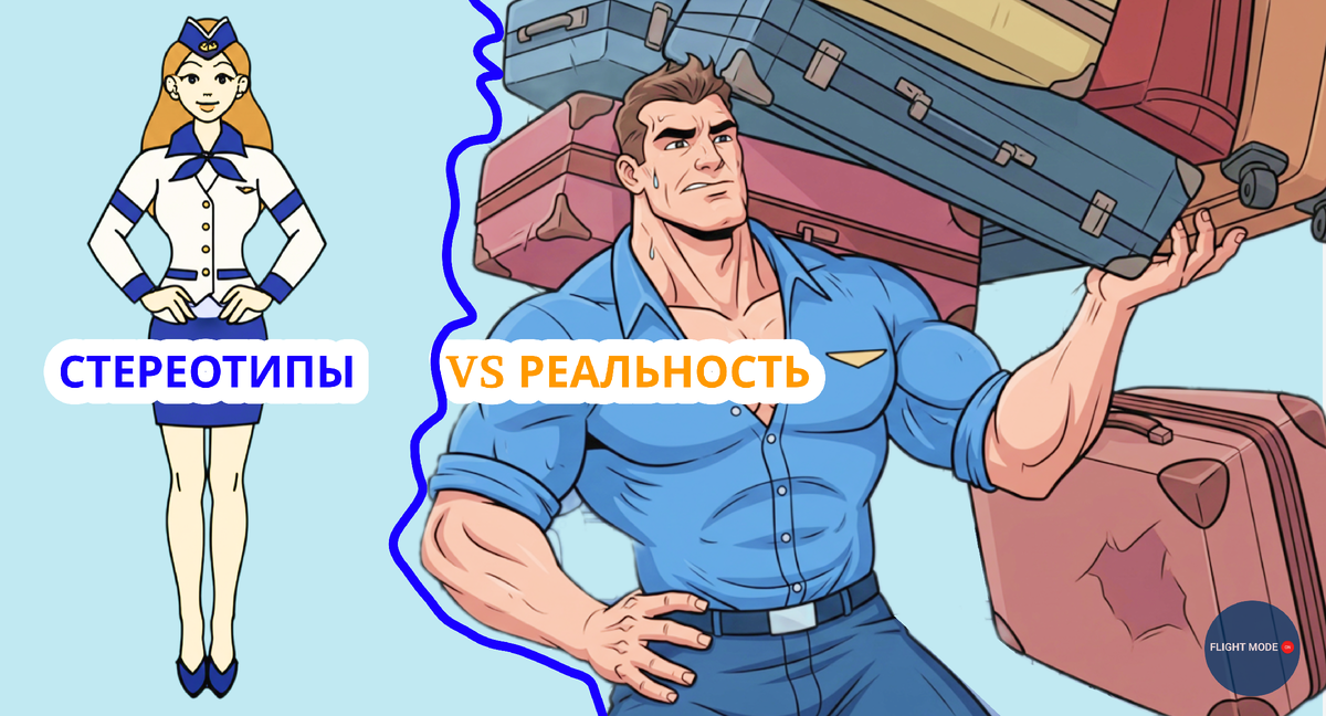 #бортпроводники #стереотипы #авиация #мужчины #работа #профессия #равенство