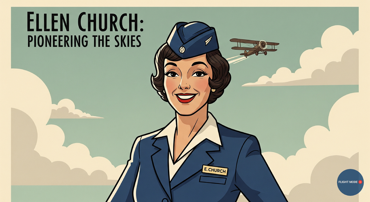 #история #авиация #женщины #первая #стюардесса #пионер #boeing