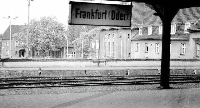 Франкфурт на Одере. Вокзал.