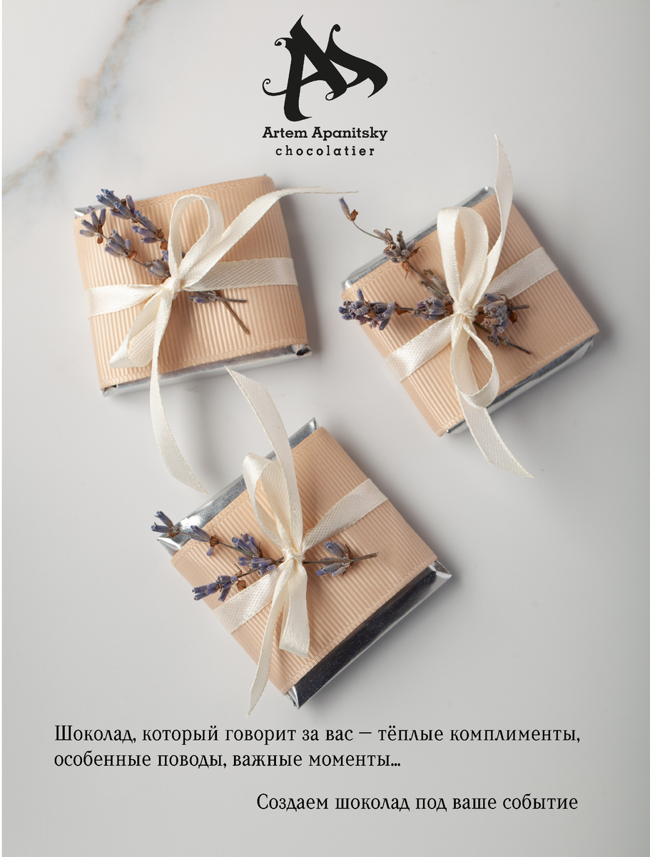 Шоколадные комплименты гостям на свадьбу