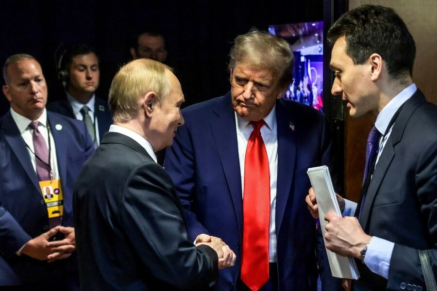    Владимир Путин и президент США Дональд Трамп / Источник: © Гавриил Григоров/Пресс-служба президента РФ/ТАСС