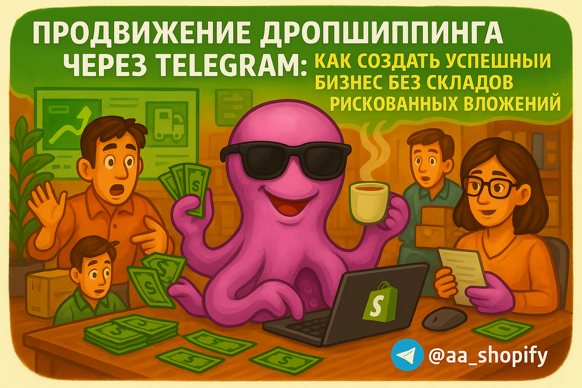    Продвижение дропшиппинга через Telegram: как создать успешный бизнес без складов и рискованных вложений aa_ecom