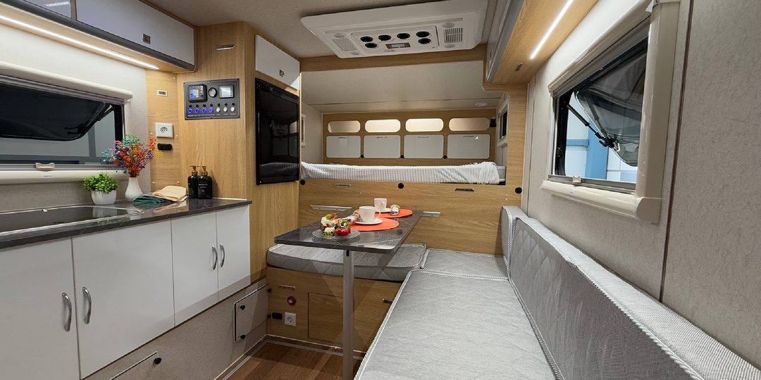 Автодом из пикапа, в котором можно развернуться