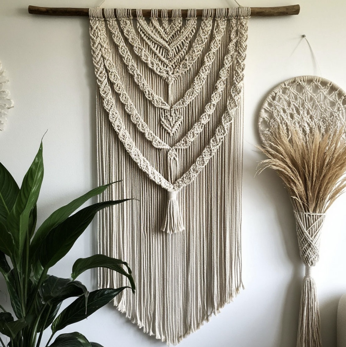 Макраме панно на стену 