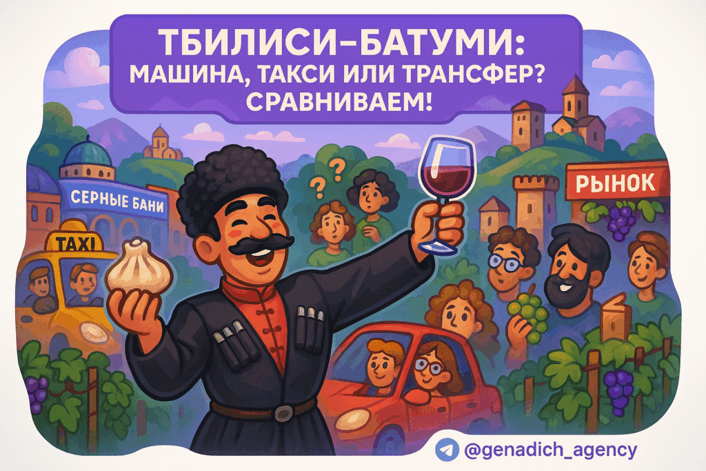    Тбилиси-Батуми: машина, такси или трансфер? Сравниваем! genadich