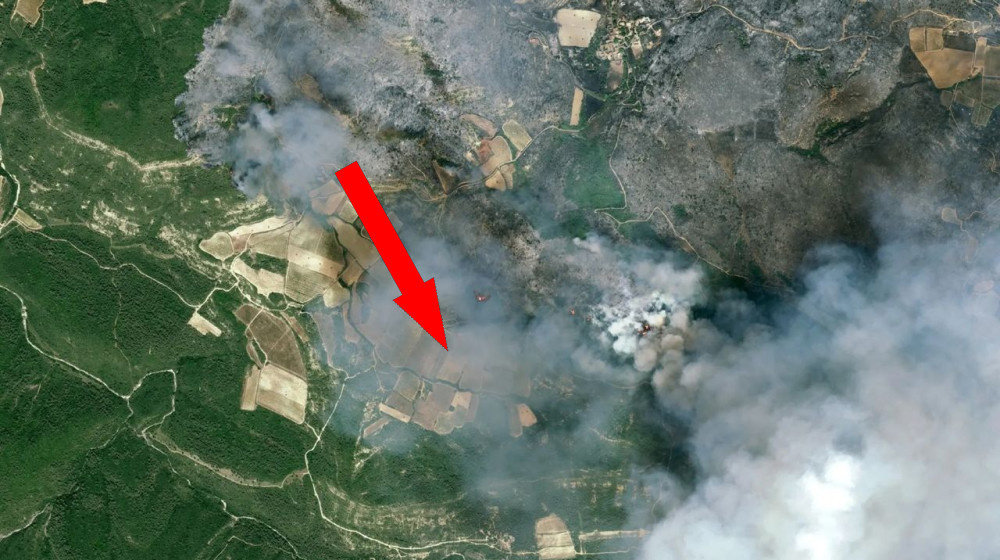    Космические спутники зафиксировали масштабные пожары во Франции, превышающие размеры Парижа