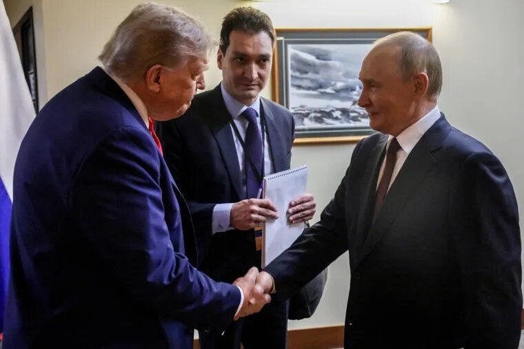 Путин и Трампа после совместной пресс-конференции
Фото: Гавриил Григоров/ТАСС