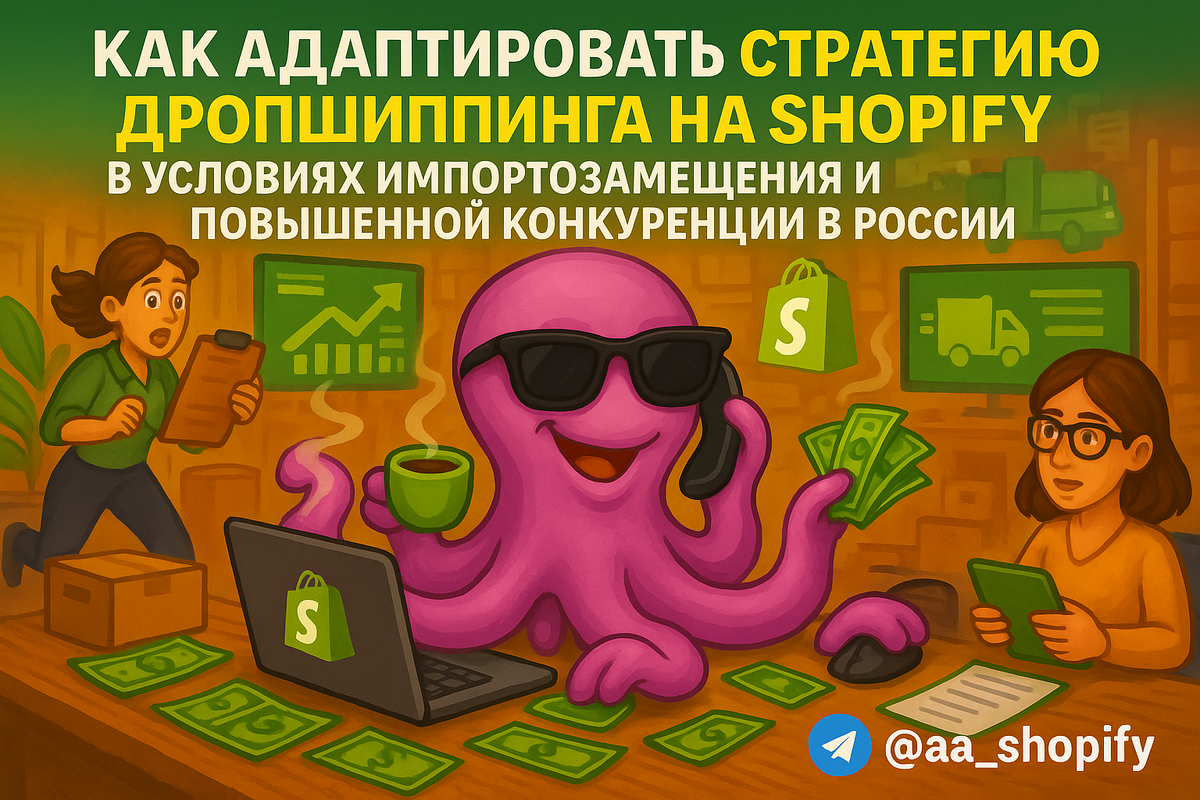    Как адаптировать стратегию дропшиппинга на Shopify в условиях импортозамещения и повышенной конкуренции в России aa_ecom