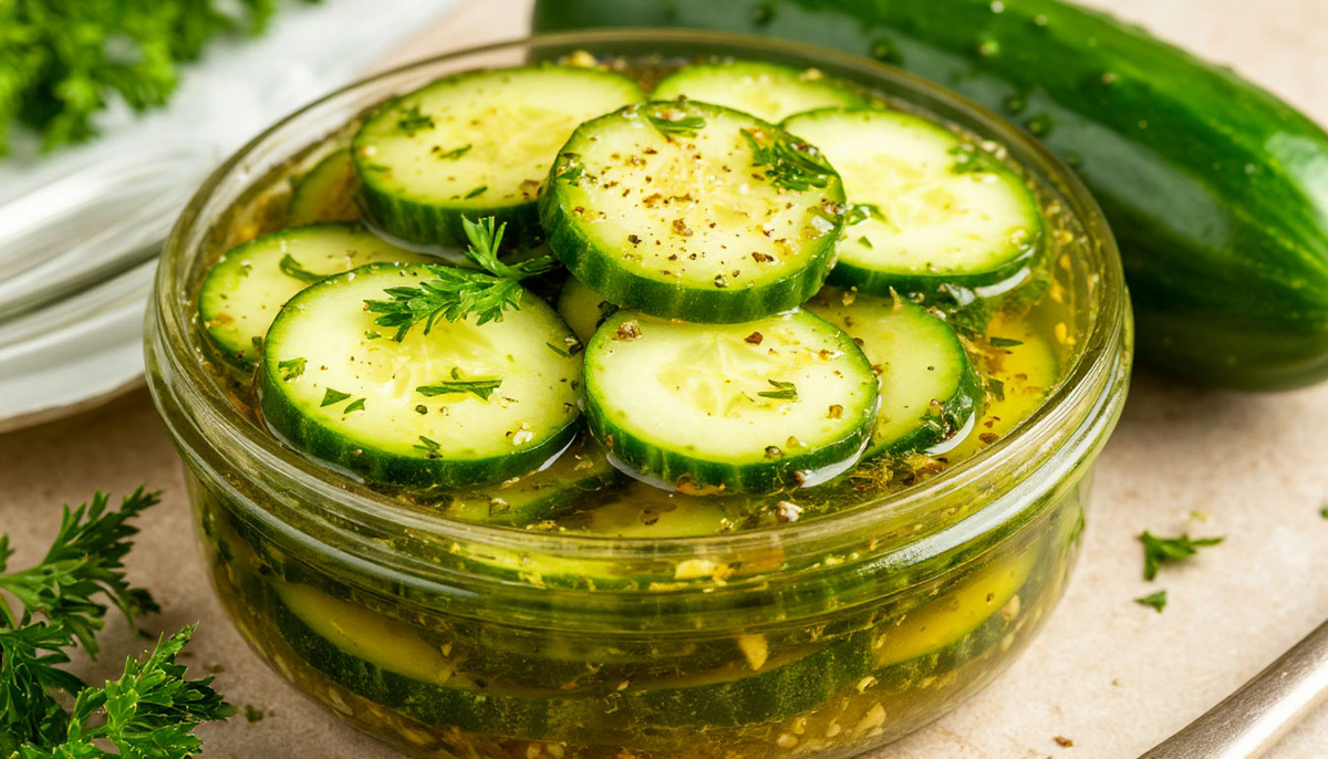    Бургершоны — идеальная закуска на зиму. Готовим огуречные кружочки в супермаринаде