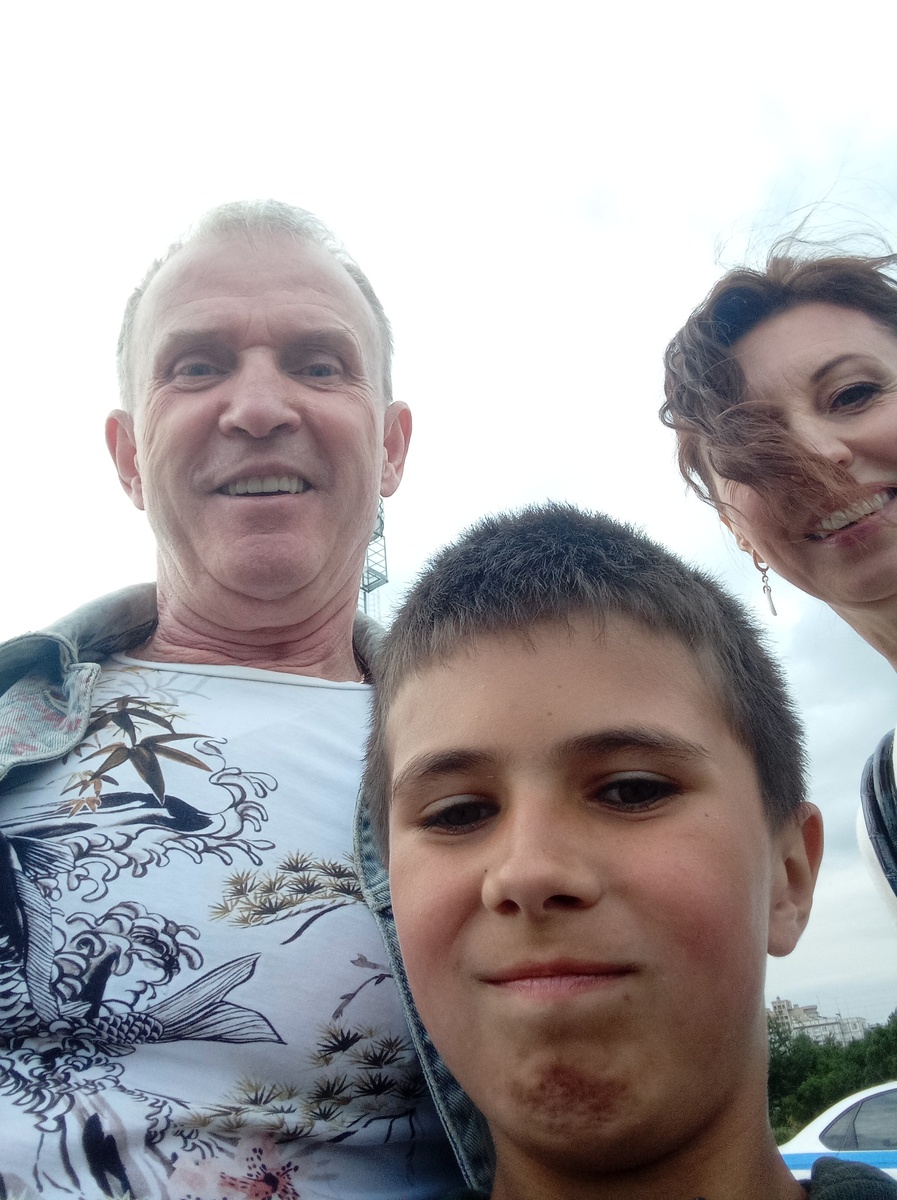 Виктор Рыбин, Наталья Сенчукова и просто Мишка