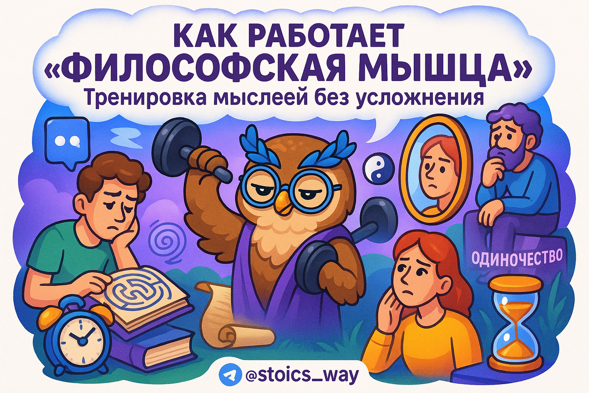 Задавался ли ты вопросом, как прокачать свою философскую мышцу? Открой для себя практики, меняющие восприятие жизни и развивающие самосознание
