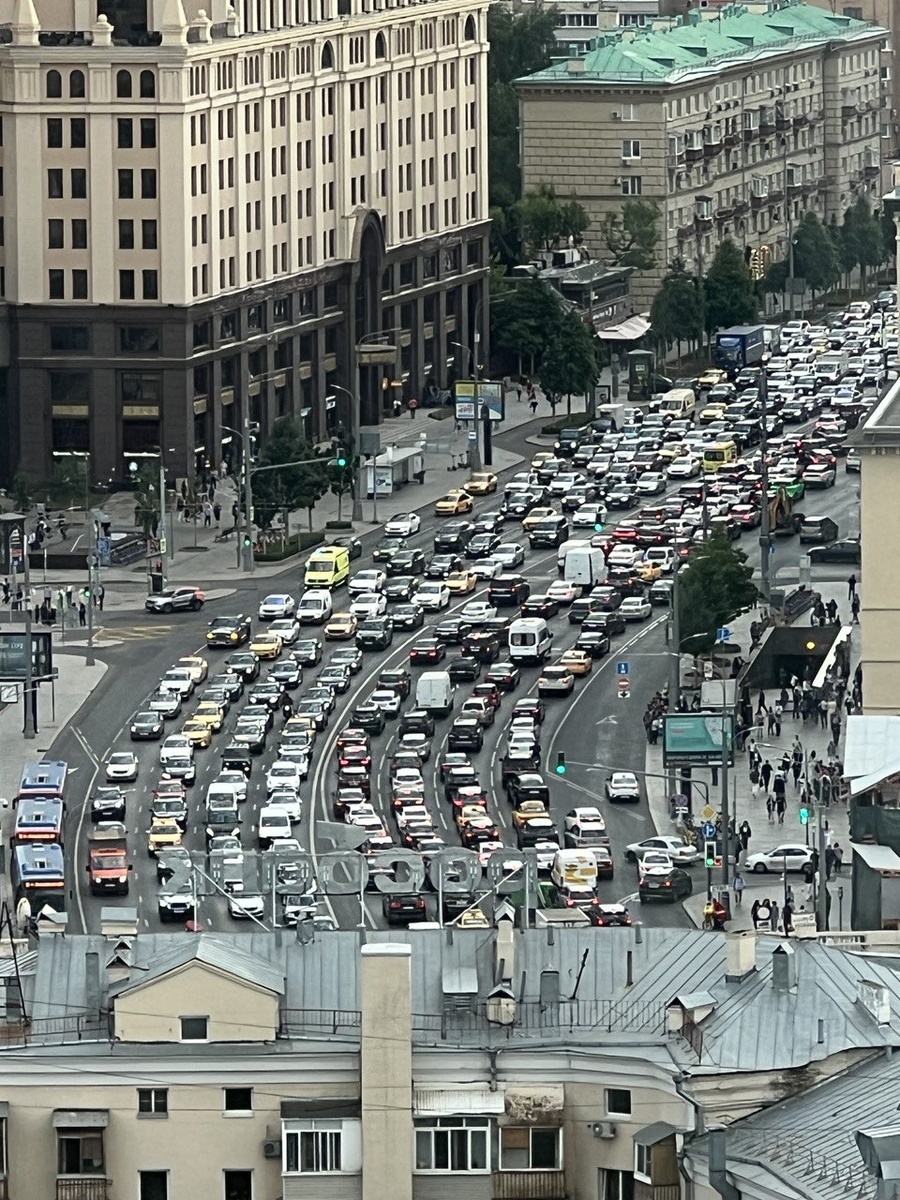 Дороги в Москве. Фото из личного архива 