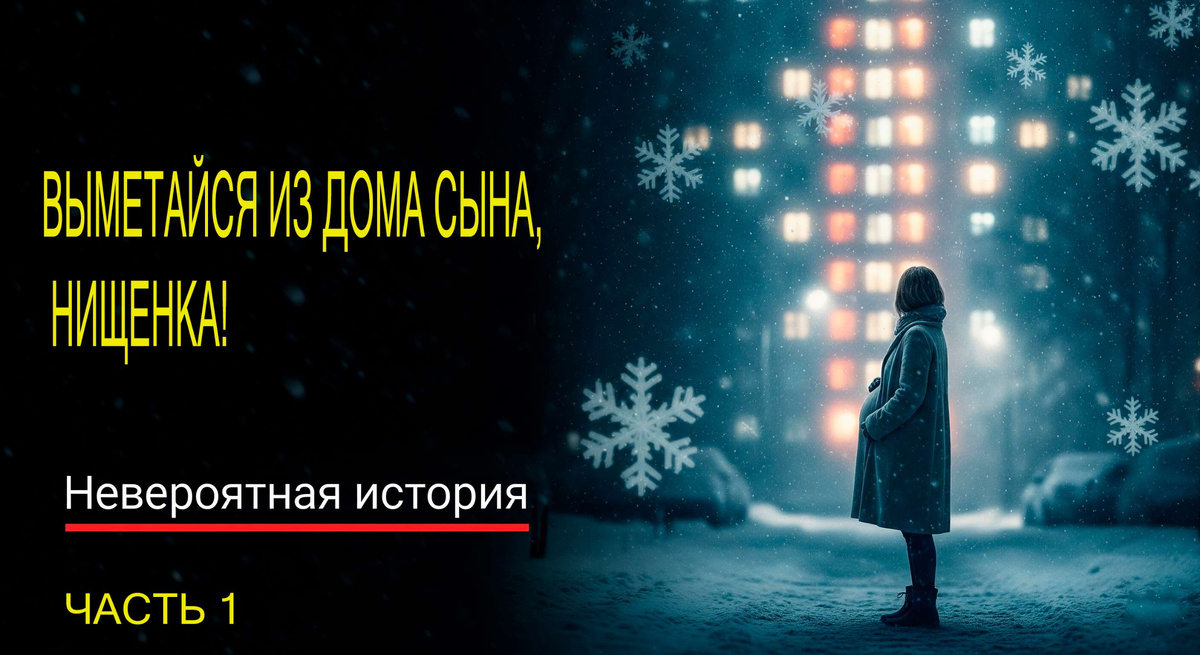 Выметайся из дома моего сына, нищенка, фотомонтаж автора статьи