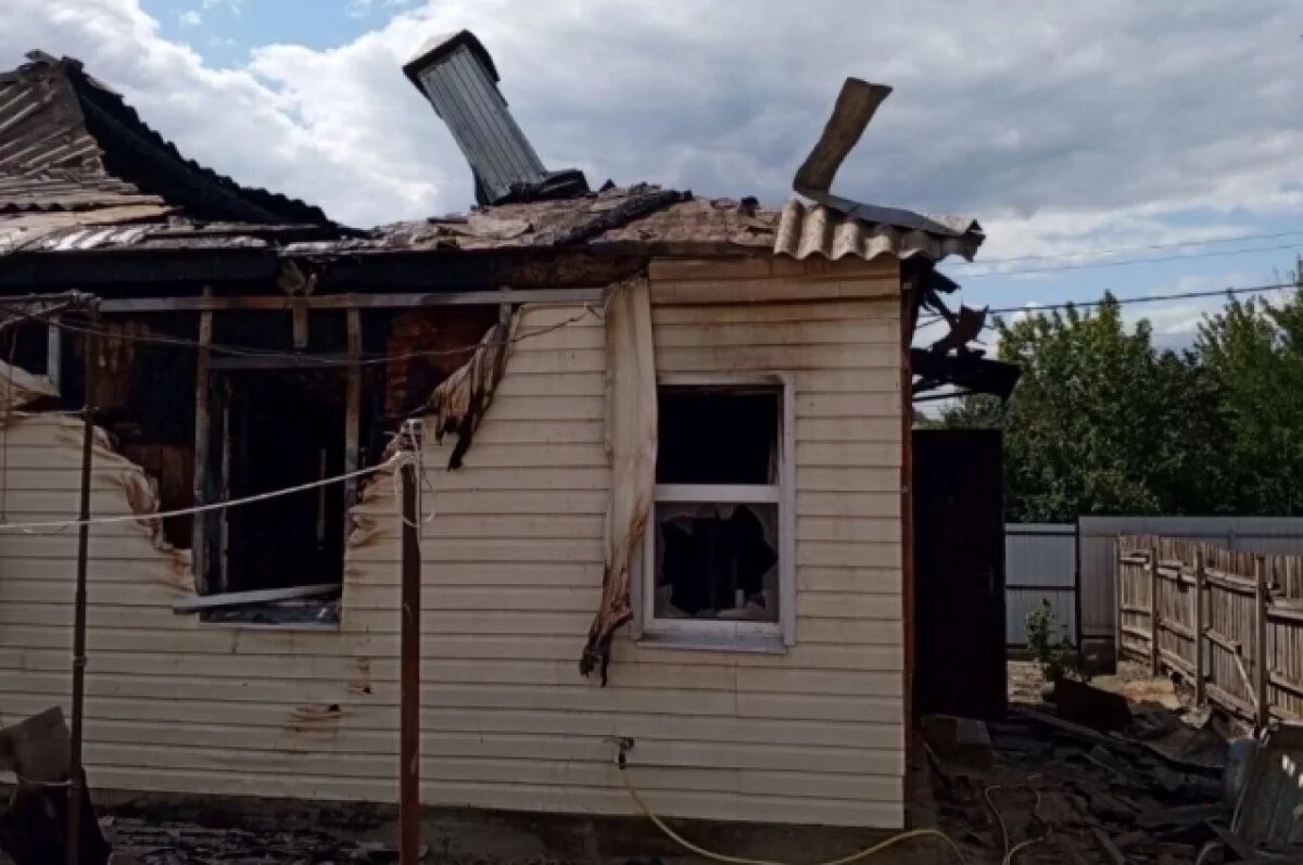    В Ростовской области во время пожара пострадал 59-летний мужчина