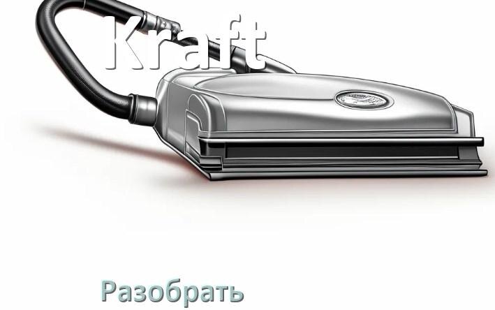 
Как разобрать пылесос Kraft и открыть крышку