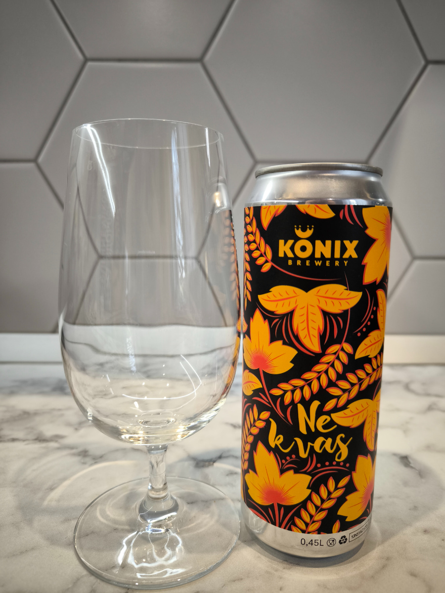 Пивной напиток "Ne Kvas" (Не Квас) от Konix Brewery