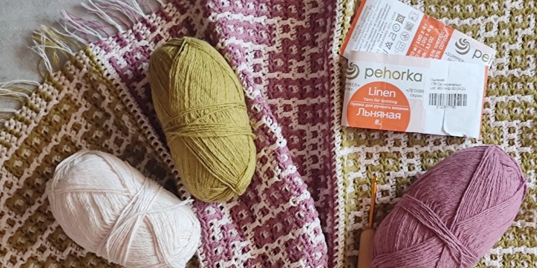 МОЙ ПЕРВЫЙ ОПЫТ ВЯЗАНИЯ ПОЛОТЕНЦА: БОРЬБА С ЛЬНЯНЫМ ДРАКОНОМ