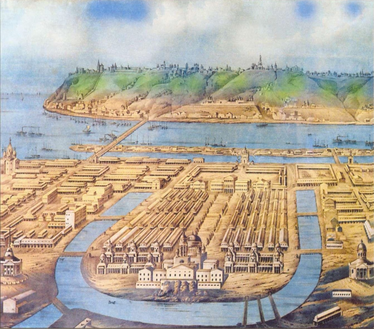 Нижегородская Ярмарка. Обратите внимание на форму - подкова или.. карман!